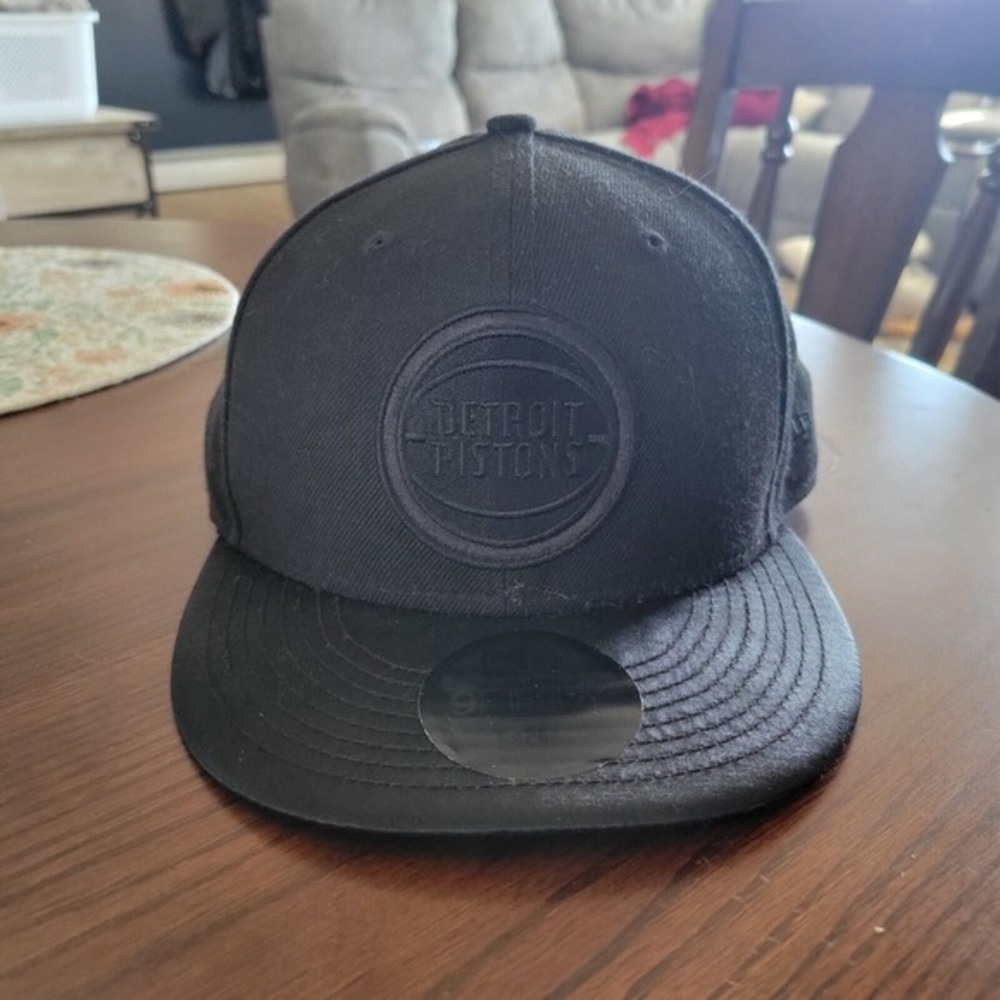 Detroit Pistons Hat New Era 59FIFTY Hardwood Classics Black